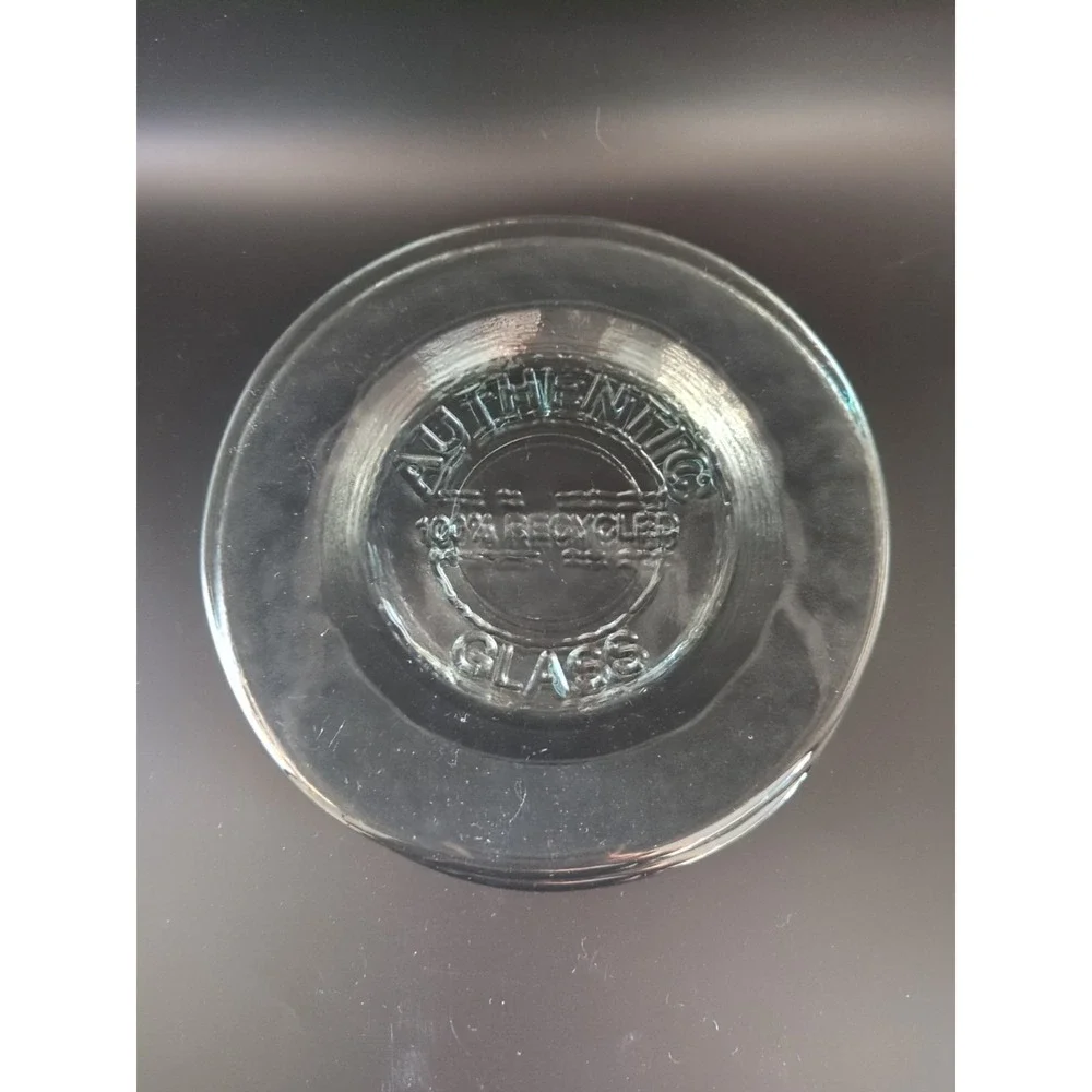 Vidrios San Miguel Recycled Glass Salad Plates 7.5 Inch Clear Set of 2 Spain